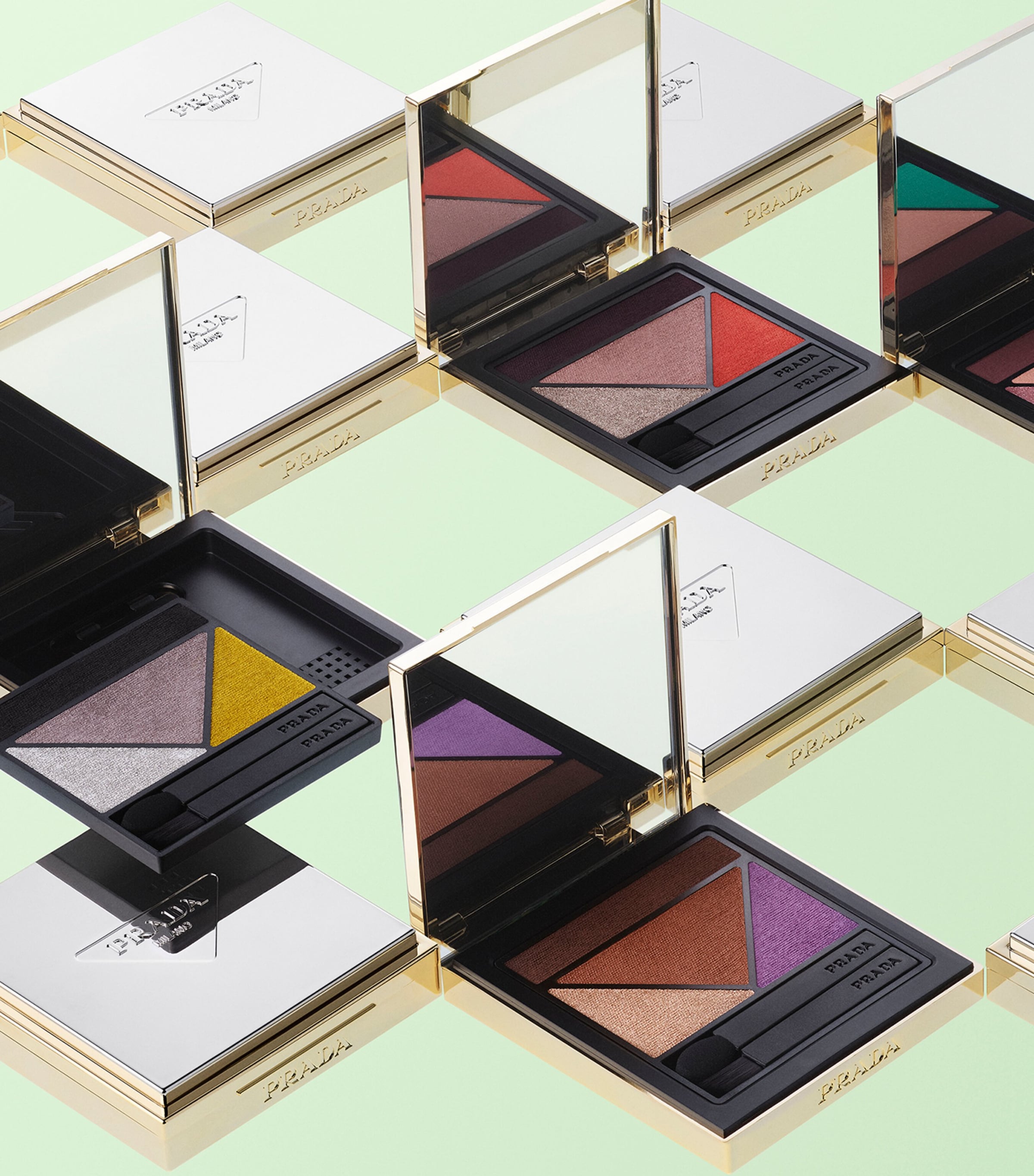 Prada Beauty eyeshadow palette, imported from the UK