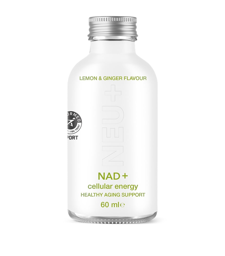 NEU+ NAD+ cellular support supplement drink Lemon & Ginger 60ml (British brand)