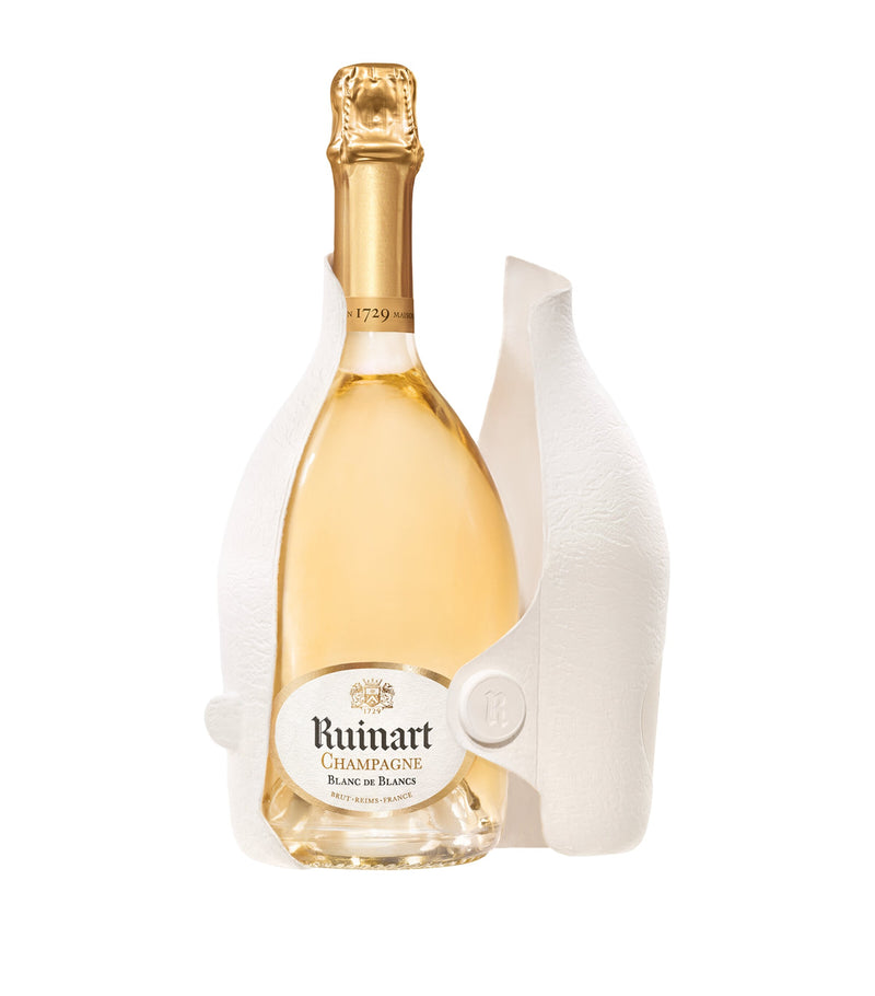 Ruinart Blanc de Blancs Non-Vintage Champagne 75cl, imported from the UK