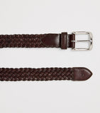 Ralph Lauren kids leather woven belt 3cm - British product