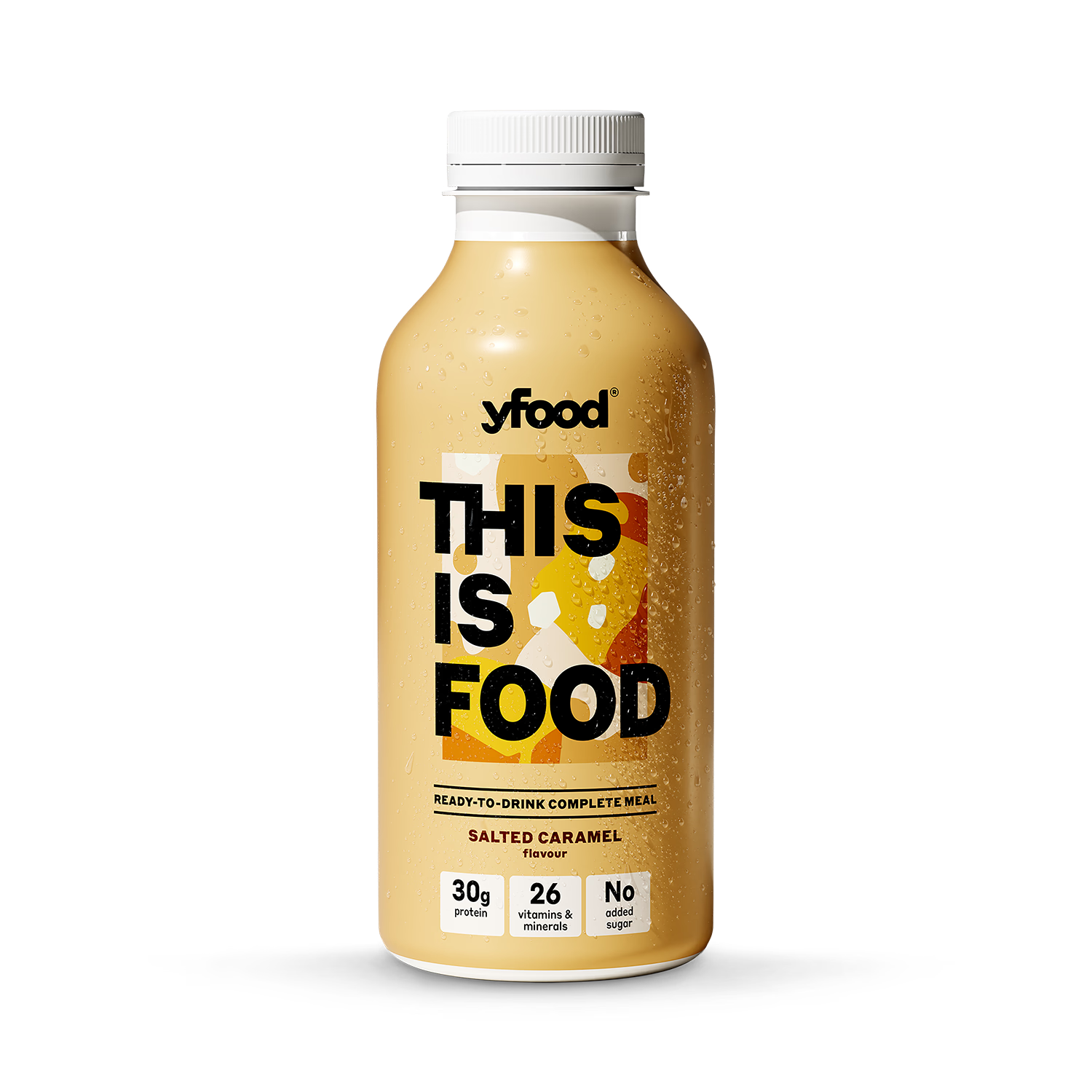 yfood ready-to-drink complete meal salted caramel 500ml (British brand)