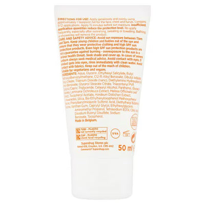 Superdrug Solait Anti-Ageing Sensitive Face Sun Cream SPF30 50ml- Buy online at McGrocer