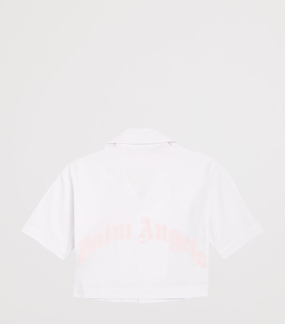 Palm Angels kids cotton shirt 4-12+ years, imported from the UK