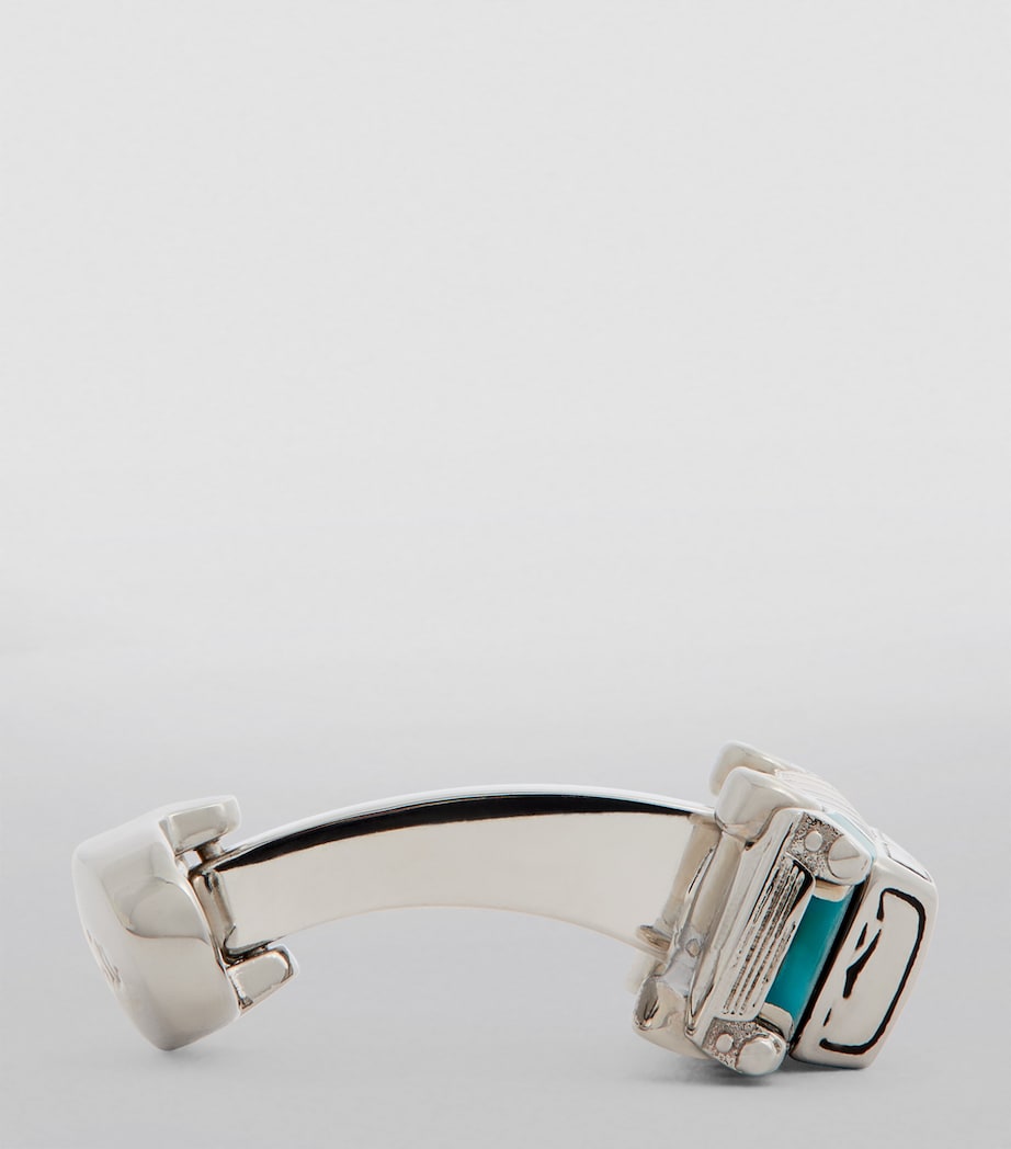 Paul Smith mini cufflinks featuring Mini car design - British product