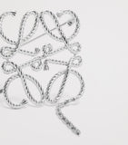 LOEWE Anagram rope brooch H5cm x W5cm, imported from the UK