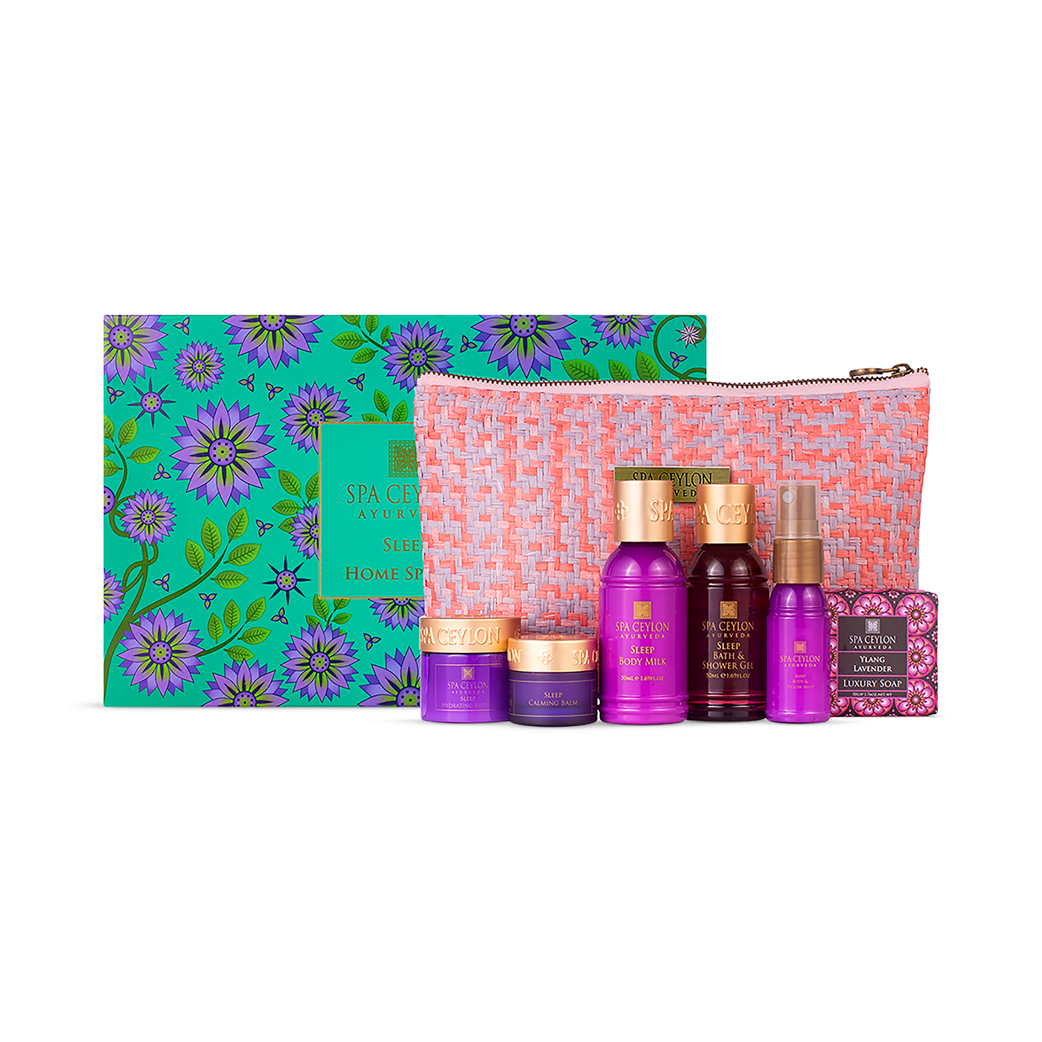 Spa Ceylon sleep spa set with lavender, imported from the UK