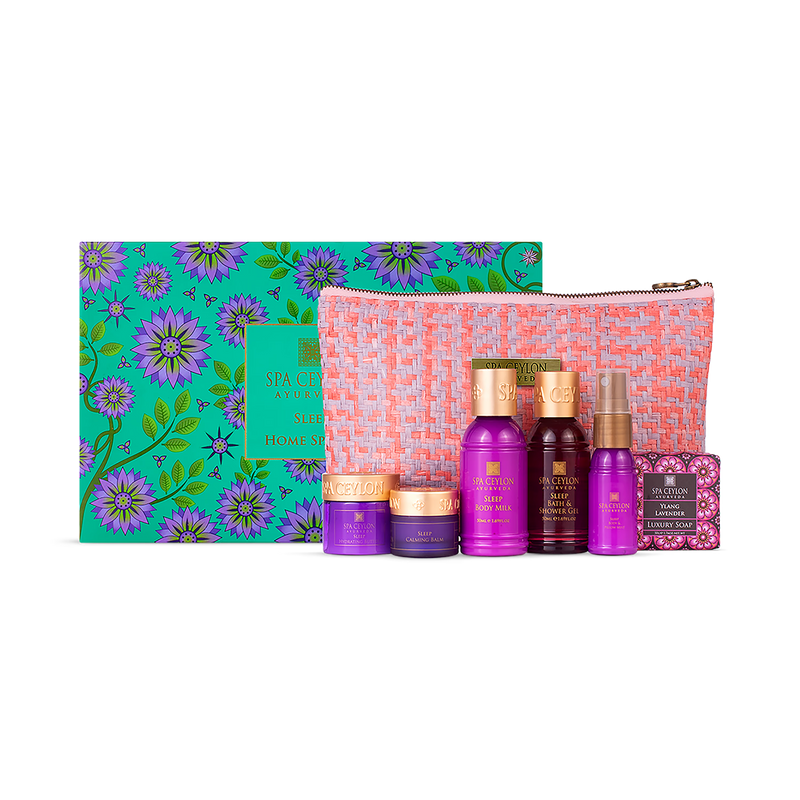 Spa Ceylon sleep spa set with lavender, imported from the UK