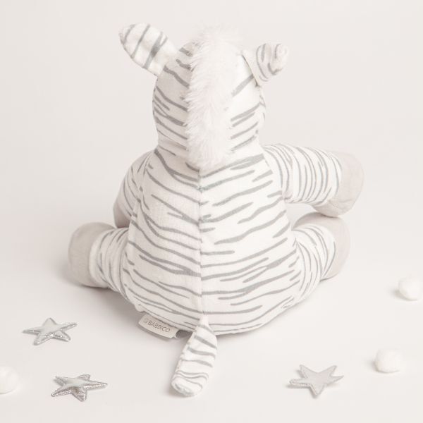 Babbico Gift Boxed Zizi The Zebra Grey & White Soft Toy GOODS Superdrug   