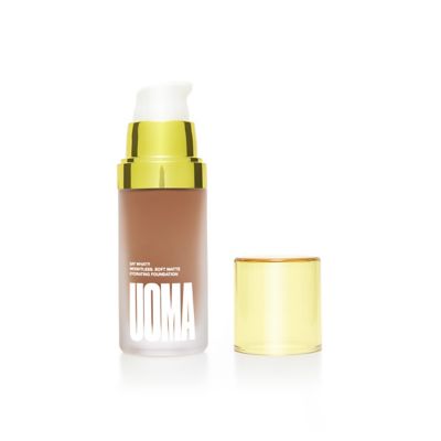 UOMA Beauty Say What?! Weightless Soft Matte Hydrating Foundation 30ml GOODS Boots Bronze Venus T1N  