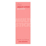I'M MEME blusher stick Rose matte finish, UK version