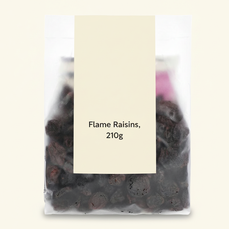 Holland & Barrett Flame Raisins 210g, UK version