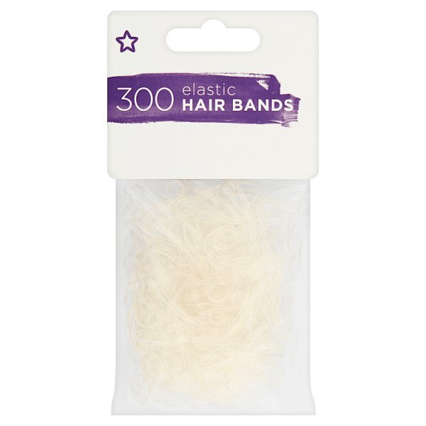 Superdrug Clear Poly Bands 300