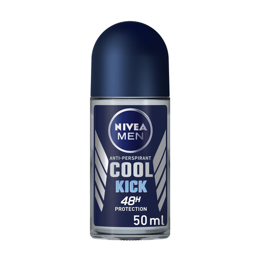 Nivea Men Cool Kick Anti Perspirant Deodorant Roll On 50ml deodorants & body sprays Sainsburys   