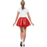 Smiffys Sandy Cheerleader costume in red and white (British brand)
