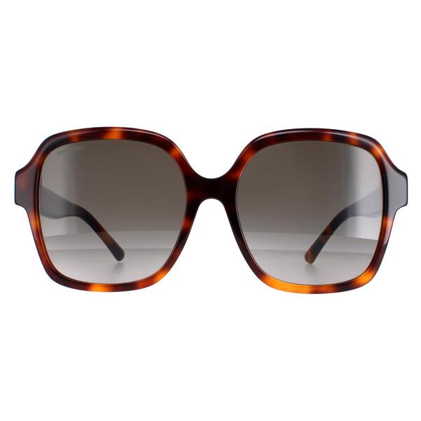 Jimmy Choo Rella sunglasses dark Havana brown gradient - British product