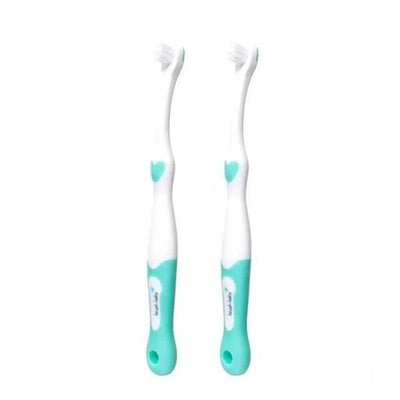 Brush Baby FirstBrush Baby Toothbrush Teal 2 Pack