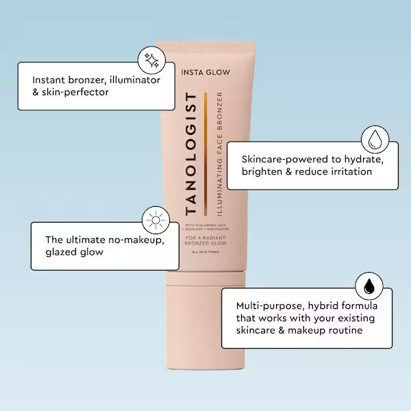 Tanologist Insta Glow Face Self-Tan 60ml (British brand)