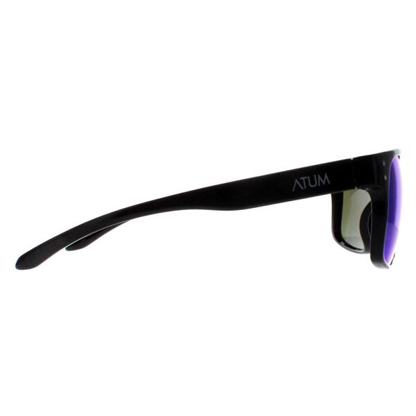Atum Waterhouse black mirrored men sunglasses - British product