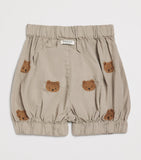 Donsje baby bloomers with embroidered bear motifs, 0-24 months - British product