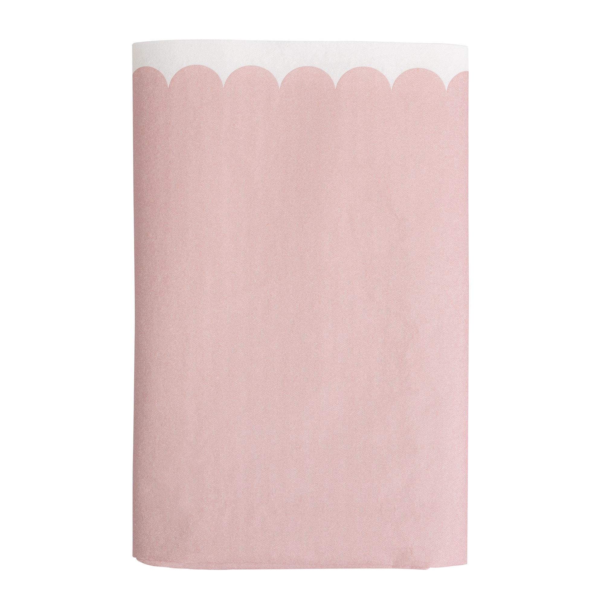 Habitat Scallop Tablecover Pink GOODS Sainsburys   