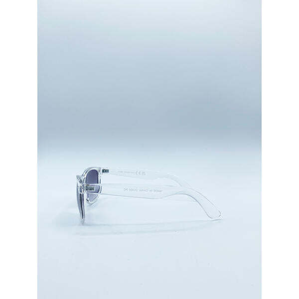 SVNX clear wayfarer sunglasses graded grey lenses - British product