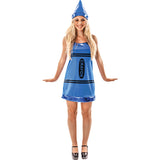 Orion Costumes Womens Blue Crayon Fancy Dress Small GOODS Superdrug   