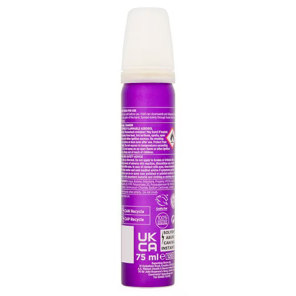 Superdrug Extra Firm Hold Hair Mousse 75ml (British brand)