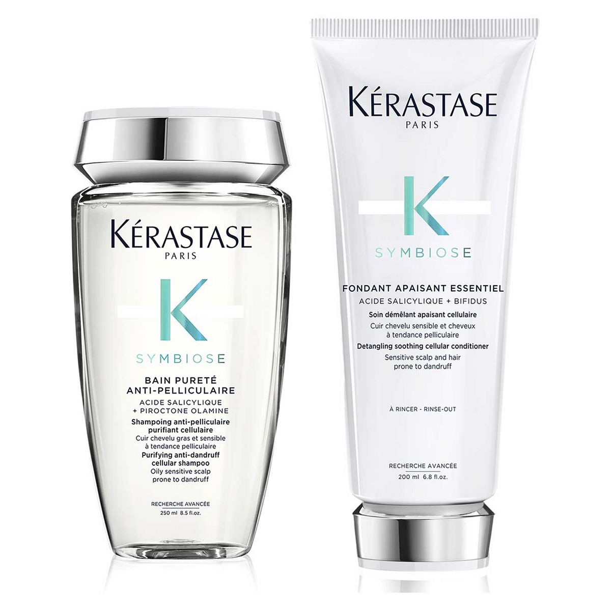 Kérastase Symbiose Shampoo and Conditioner Duo, Moisturising Anti-Dandruff Routine For Dry, Sensitive Scalp GOODS Boots   