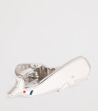 Thom Browne silver whale tie bar 3cm (British brand)