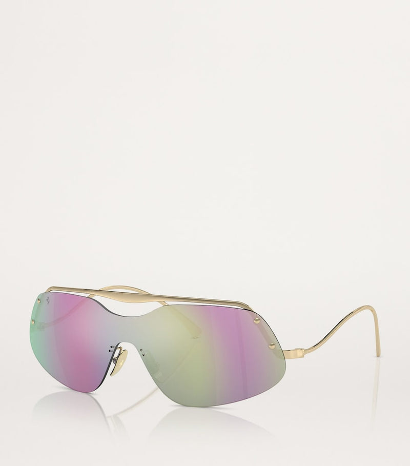 Ferrari Metal FH1007 Sunglasses with high-performance lenses, UK version