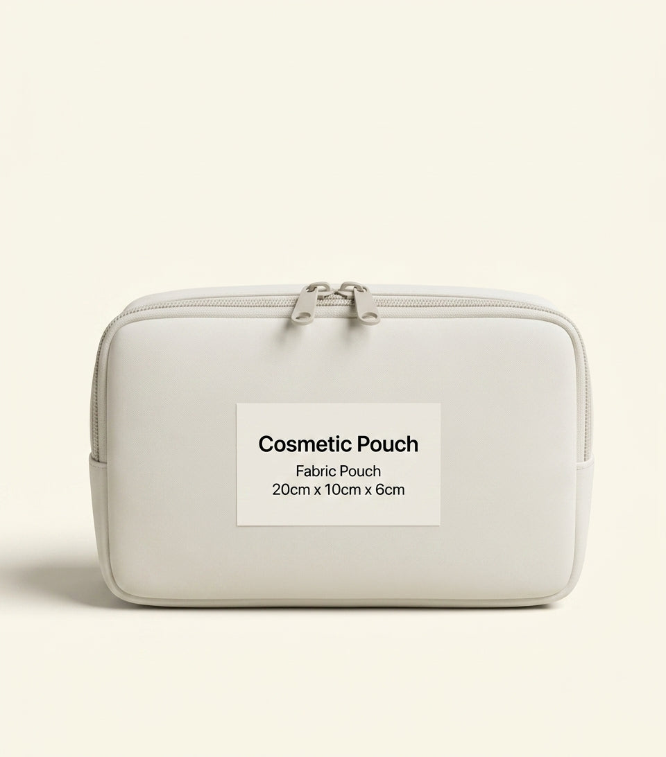 Prada Saffiano leather logo pouch, British brand