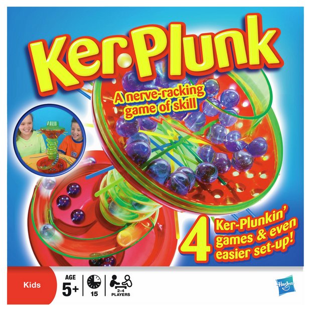 Hasbro Gaming KerPlunk board game, imported from the UK