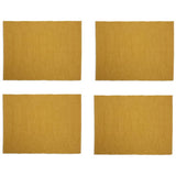 Habitat ribbed placemats mustard set of 4, imported from the UK