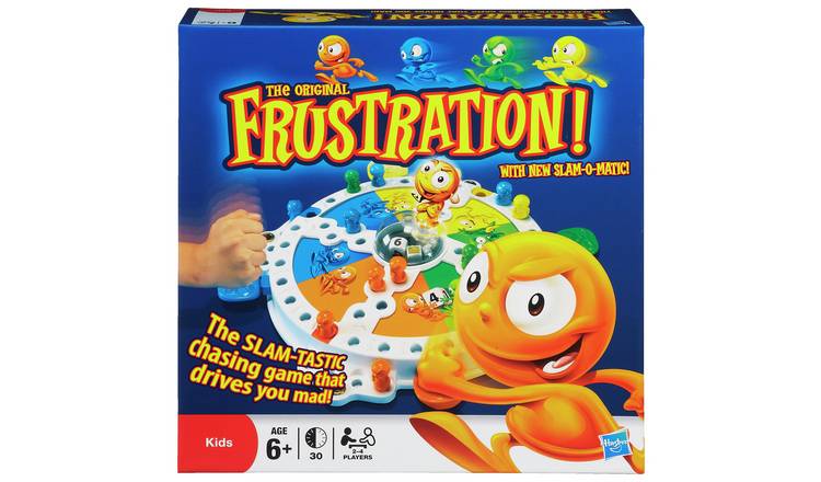 Hasbro Frustration board game with pop-o-matic dice, UK version