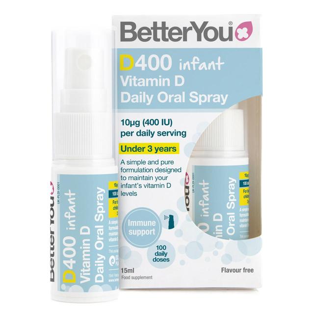 BetterYou D400 Kid's Vitamin D Daily Oral Spray under 3yrs   15ml GOODS M&S   