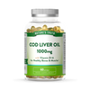 Nature's Truth Cod Liver Oil 1000mg with Vitamin D+A 60 softgels (British brand)