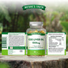 Nature's Truth Cod Liver Oil 1000mg with Vitamin D+A 60 softgels (British brand)