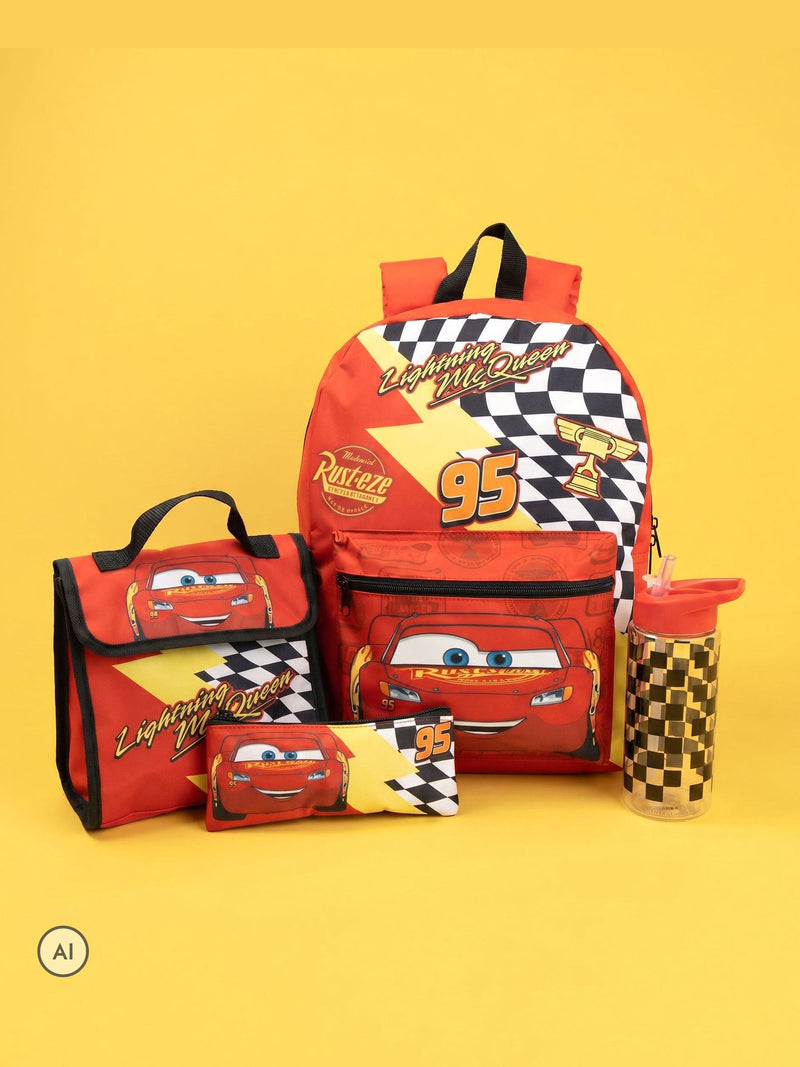 Vanilla Underground Sonic the Hedgehog Boys Blue Sonic Placement and Camo Print Back To School Set