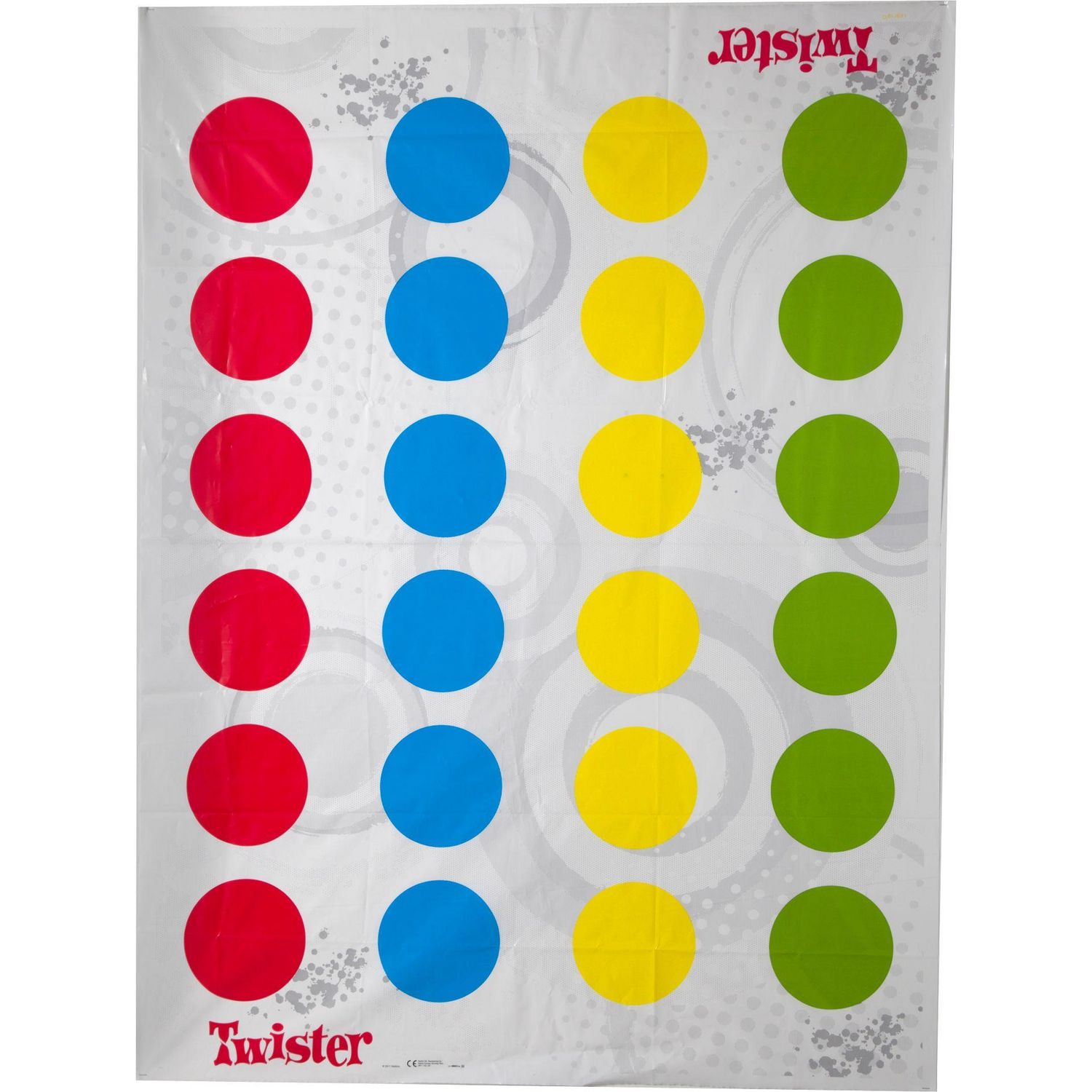 Hasbro Gaming Twister board game colourful mat, imported from the UK