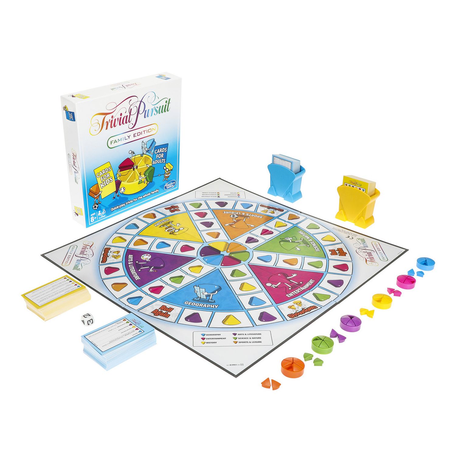 Hasbro Gaming Trivial Pursuit Family Edition board game (British brand)