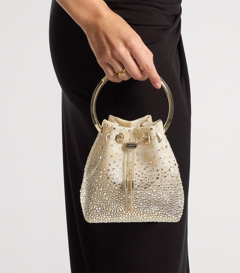 Jimmy Choo metallic mesh Bon Bon handbag, imported from the UK
