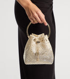 Jimmy Choo metallic mesh Bon Bon handbag, imported from the UK
