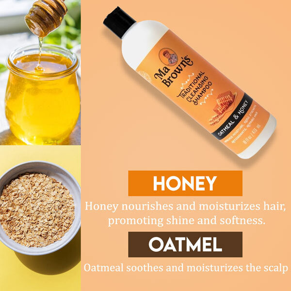 Ma Browns Traditional Oatmeal & Honey Cleansing Shampoo