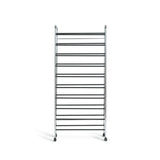 Argos Home Yori rolling shoe rack chrome, imported from the UK