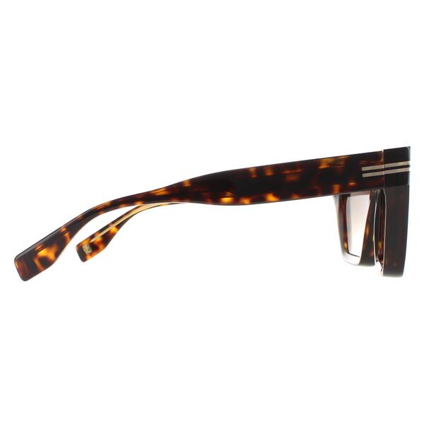 Marc Jacobs MJ 1001/S sunglasses brown gradient cat eye, imported from the UK