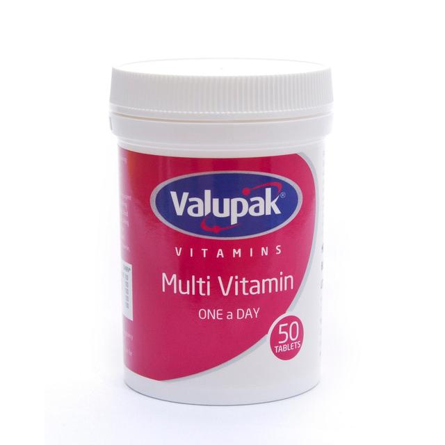 Valupak Vitamins Multivitamin Tablets    50 per pack