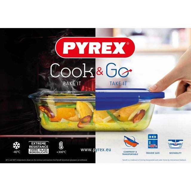 Pyrex Cook&Go Glass Roaster Small 20cm GOODS M&S   