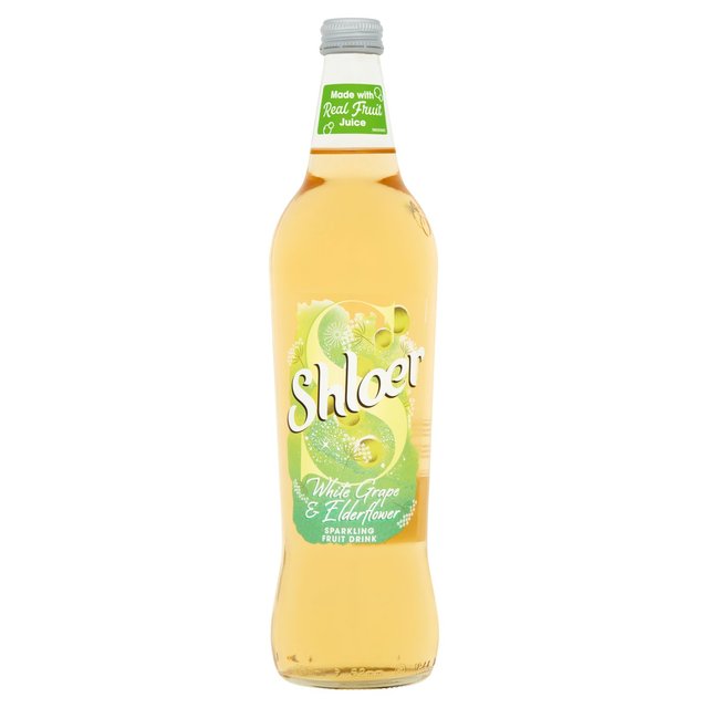 Shloer White Grape & Elderflower Sparkling Juice Drink   750ml