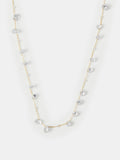 Accessorize gold plated multi stone necklace, UK version
