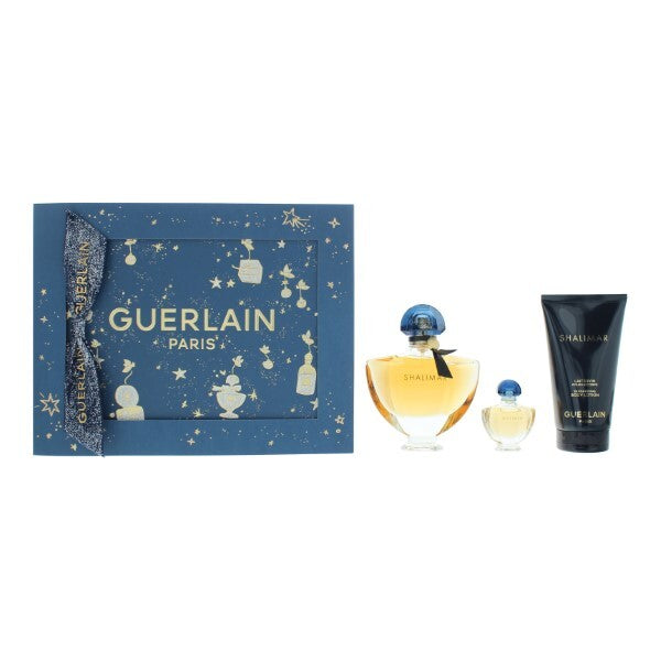 Guerlain Shalimar gift set with perfume and body lotion, UK version